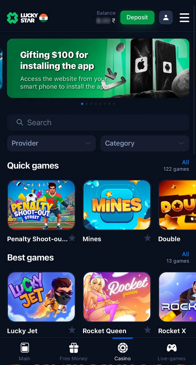 App LuckyStar for Indians For Profit