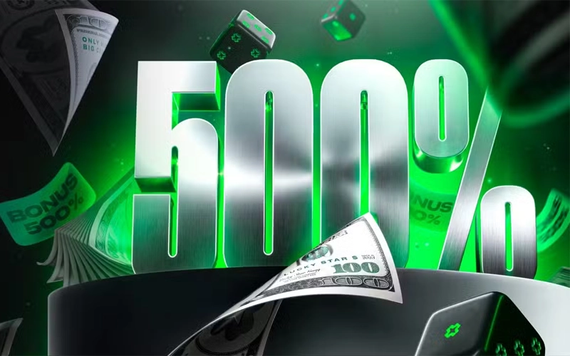 Get a Welcome Bonus +500% at Lucky Star and win more.