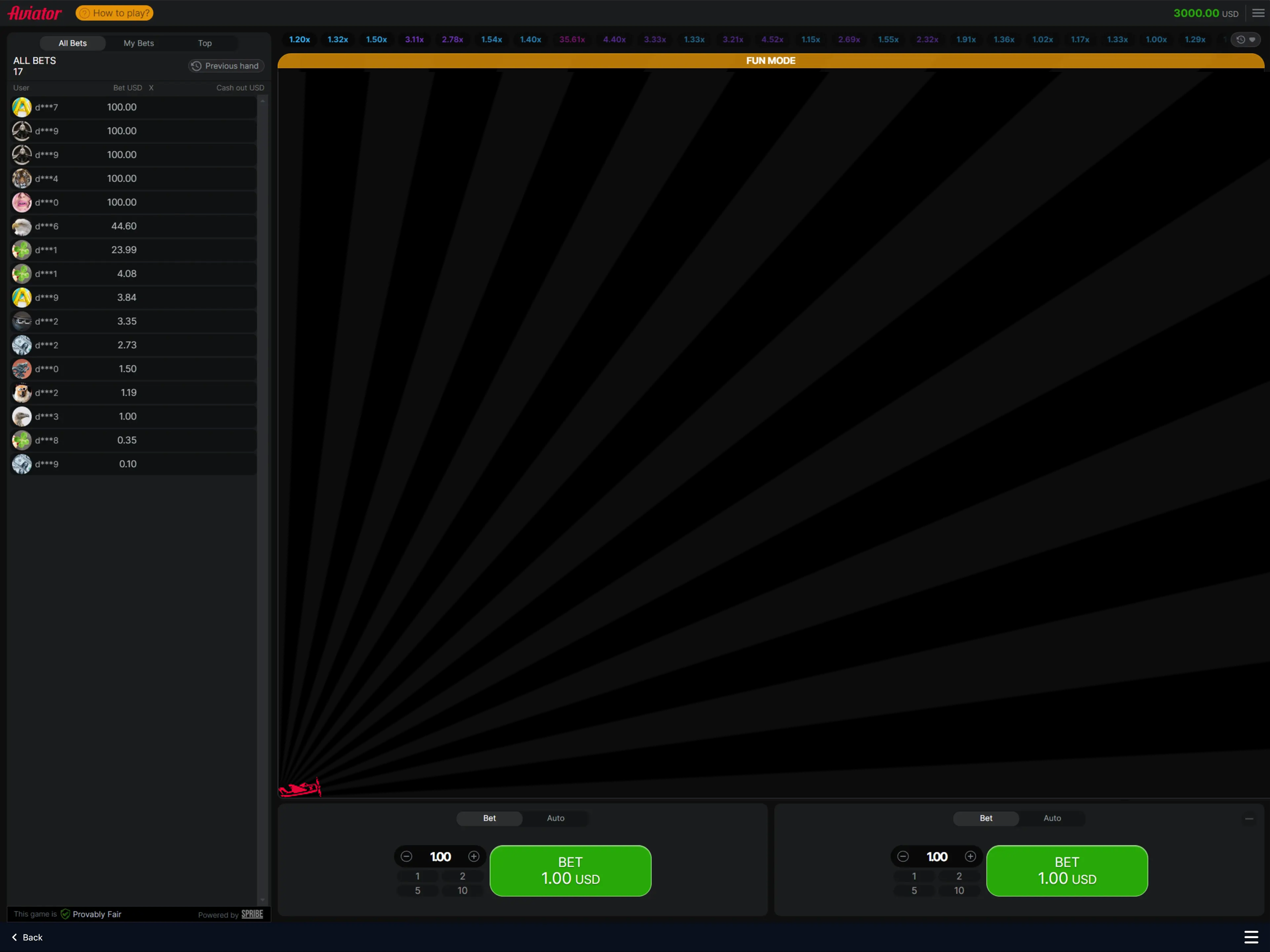 Play Aviator now!